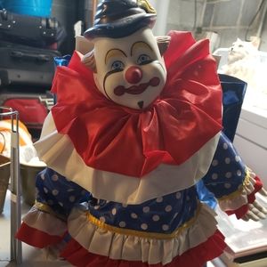 Circus Parade Porcelain Collector's Clown Doll